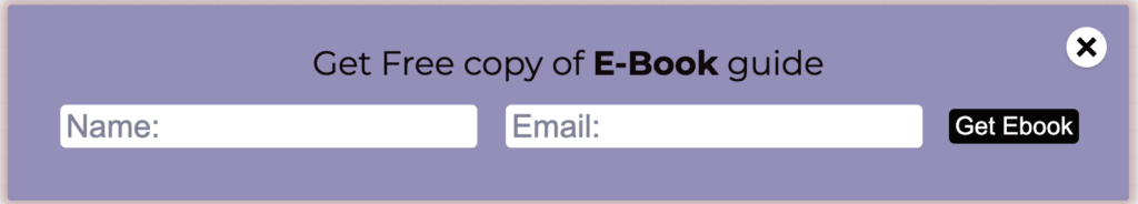 Form customization options